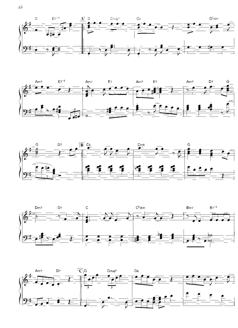 圣诞钢琴独奏曲_一万首著名钢琴曲谱哈农贝多芬合集视频教学电子版高清无水印可打印_06影视钢琴谱合集_影视主题曲钢琴谱