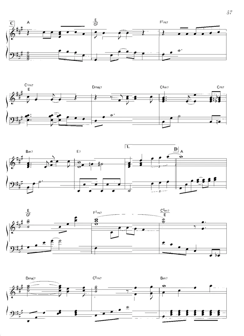 圣诞钢琴独奏曲_一万首著名钢琴曲谱哈农贝多芬合集视频教学电子版高清无水印可打印_06影视钢琴谱合集_影视主题曲钢琴谱