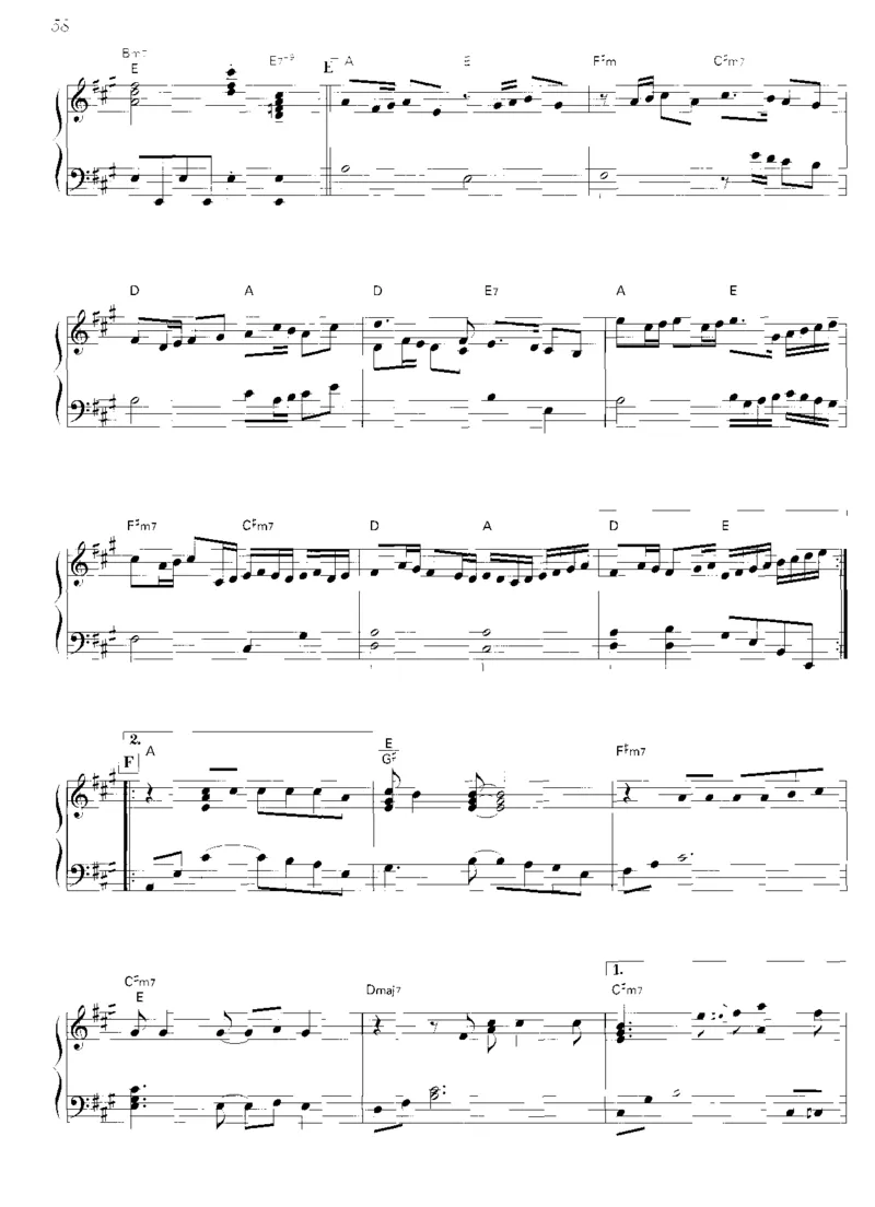 圣诞钢琴独奏曲_一万首著名钢琴曲谱哈农贝多芬合集视频教学电子版高清无水印可打印_06影视钢琴谱合集_影视主题曲钢琴谱