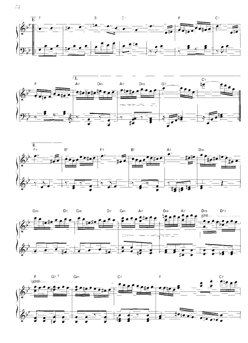 圣诞钢琴独奏曲_一万首著名钢琴曲谱哈农贝多芬合集视频教学电子版高清无水印可打印_06影视钢琴谱合集_影视主题曲钢琴谱