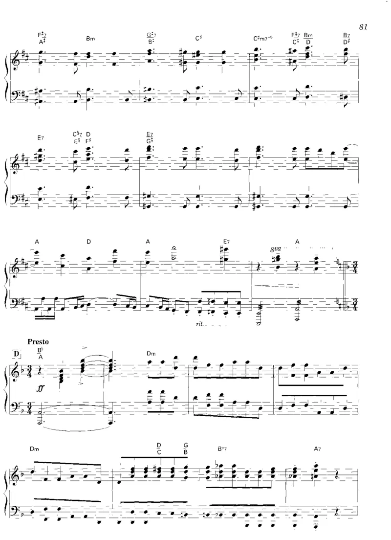 圣诞钢琴独奏曲_一万首著名钢琴曲谱哈农贝多芬合集视频教学电子版高清无水印可打印_06影视钢琴谱合集_影视主题曲钢琴谱