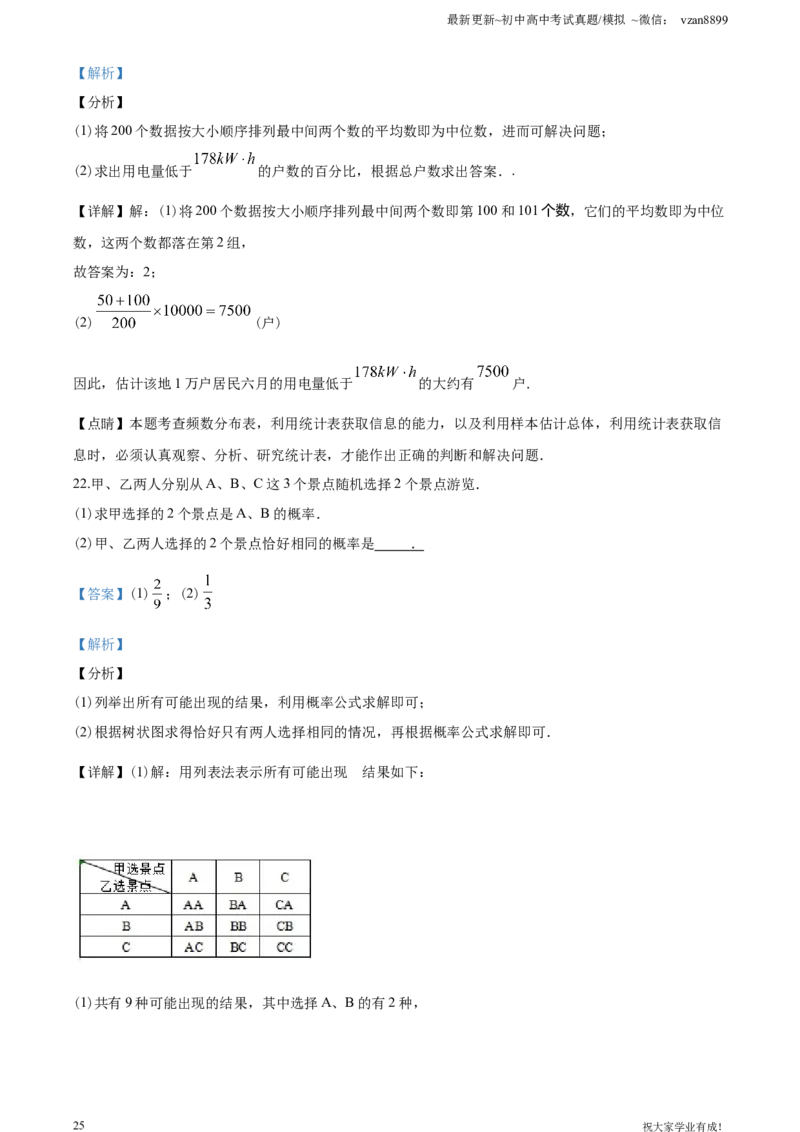 2020年江苏省南京市中考数学试题及答案_江苏省中考_01江苏省13市中考历年真题2008-2025新_、中考全套_江苏省中考历年真题_南京中考历年真题_02南京中考数学（2008年-2024年）_真题