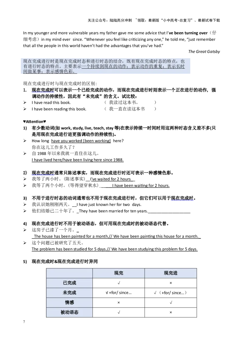 Chapter2动词时态（二）笔记（解析版）_02中考总复习（2026版更新中）_03-英语-中考总复习_2024年中考复习资料_专项复习资料_语法宝典备战2024年中考英语语法培优生笔记