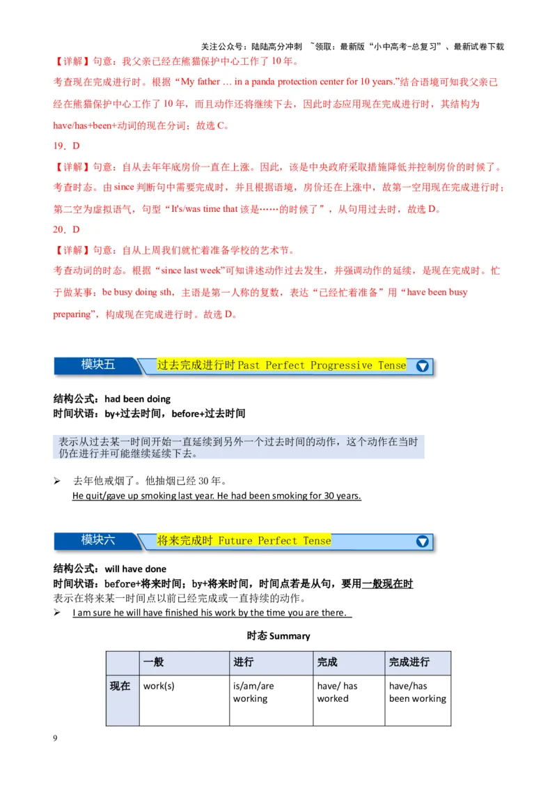 Chapter2动词时态（二）笔记（解析版）_02中考总复习（2026版更新中）_03-英语-中考总复习_2024年中考复习资料_专项复习资料_语法宝典备战2024年中考英语语法培优生笔记