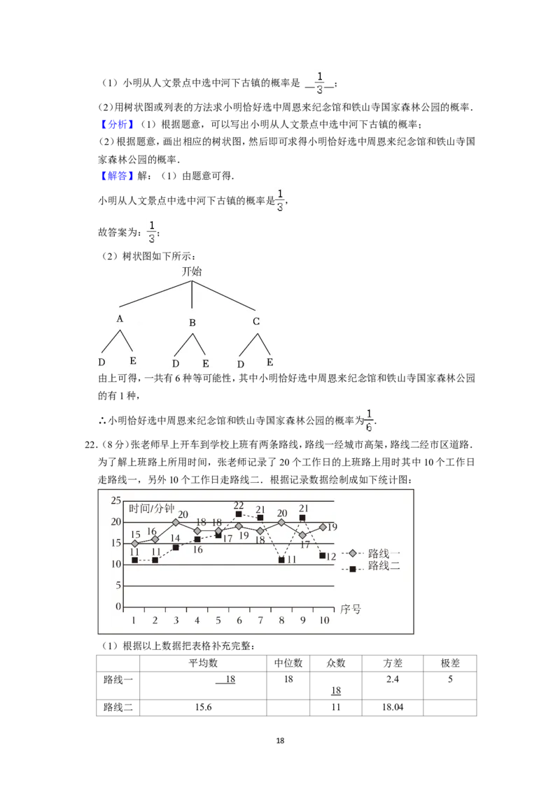2024年江苏省淮安市中考数学试题（解析版）_江苏省中考_01江苏省13市中考历年真题2008-2025新_、中考全套_江苏省中考历年真题_江苏省中考数学2008-2024