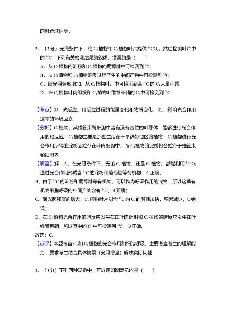 2010年全国统一高考生物试卷（全国卷Ⅰ）（解析版）_全国卷+地方卷_6.生物_1.生物高考真题试卷_2008-2020年_全国卷_全国统一高考生物（新课标ⅰ）08-21_A4word版