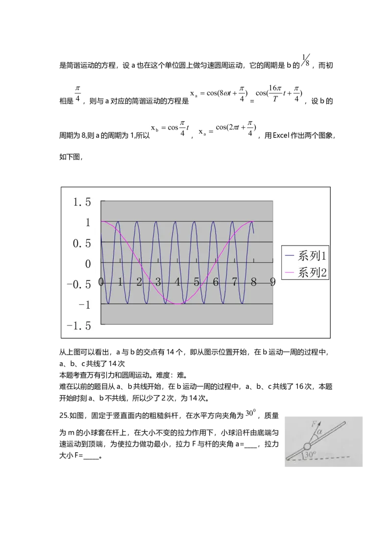 2010年上海市高中毕业统一学业考试物理试卷（word解析版）_全国卷+地方卷_4.物理_1.物理高考真题试卷_2008-2020年_地方卷_上海高考物理真题1999-2020