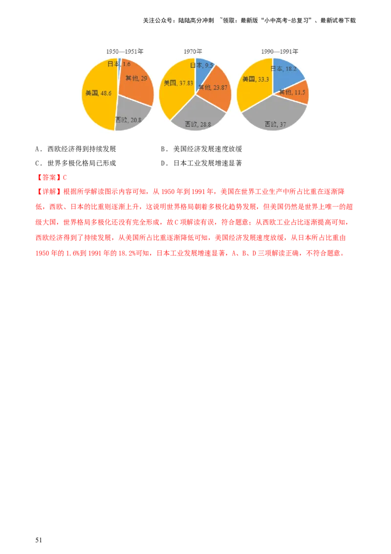 专题03数据表格类选择题（含答题技巧，题型专练100题）（解析版）_02中考总复习（2026版更新中）_06-历史-中考总复习_2024年中考复习资料_二轮复习