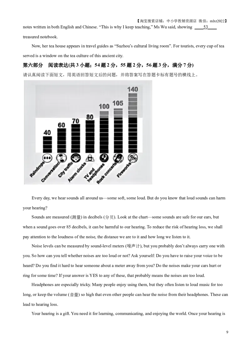 精品解析：2025年江苏省苏州市中考英语真题（原卷版）_江苏省中考_01江苏省13市中考历年真题2008-2025新_、中考全套_江苏省中考历年真题_江苏省中考2025合集_江苏省英语2025