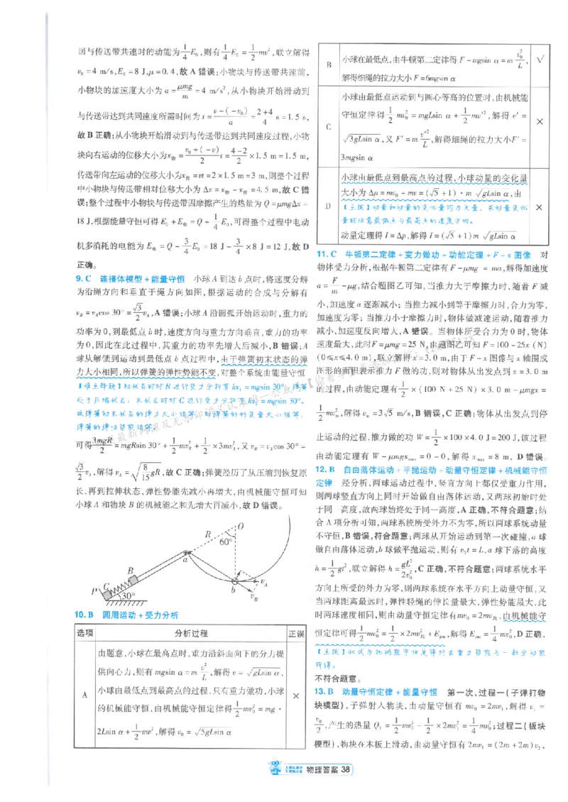 3答案解析册新高考&middot;物理_2026版天星教育《金考卷-小题狂练》新高考九科全套首发_2026版金考卷小题狂练物理（新高考）