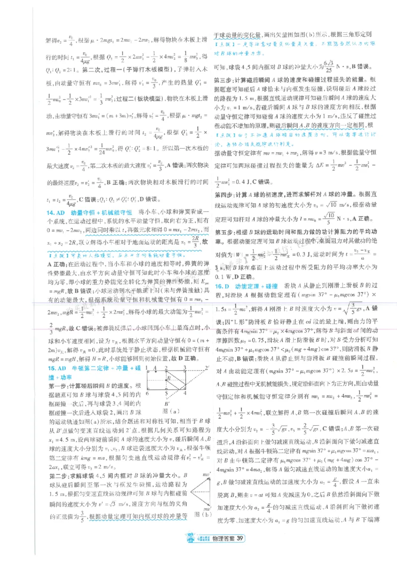 3答案解析册新高考&middot;物理_2026版天星教育《金考卷-小题狂练》新高考九科全套首发_2026版金考卷小题狂练物理（新高考）