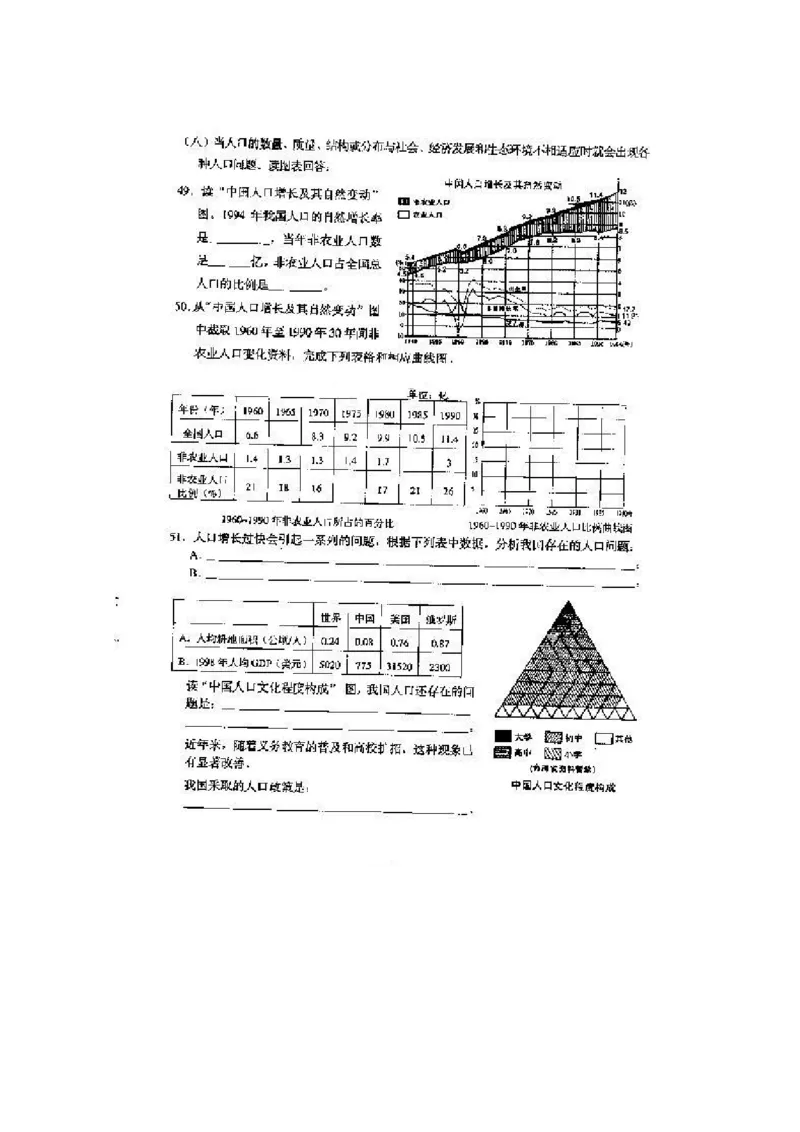 2002年上海高考地理真题及答案（图片版）_全国卷+地方卷_8.地理_1.地理高考真题试卷_1990-2007年各地高考历年真题_上海