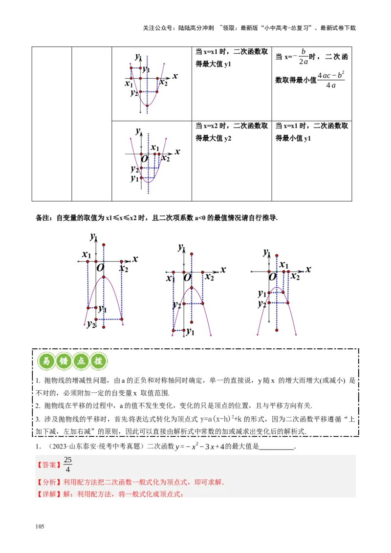 专题02函数及其性质（讲练）（解析版）_02中考总复习（2026版更新中）_02-数学-中考总复习_2024年中考复习资料_一轮复习资料_❤综合复习❤