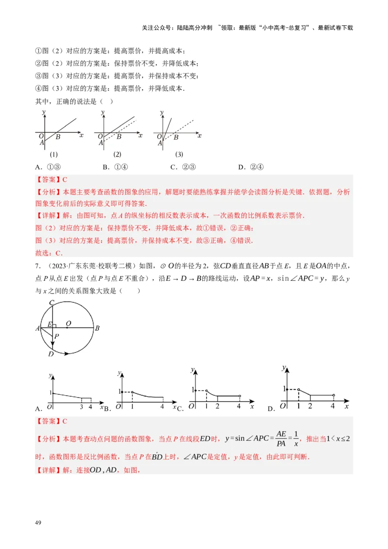 专题02函数及其性质（讲练）（解析版）_02中考总复习（2026版更新中）_02-数学-中考总复习_2024年中考复习资料_一轮复习资料_❤综合复习❤