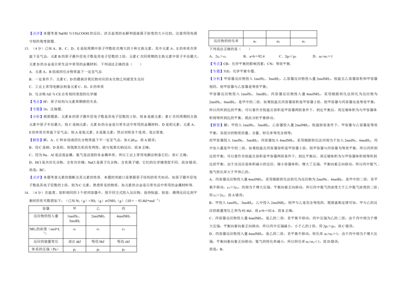 2010年江苏省高考化学试卷解析版_全国卷+地方卷_5.化学_1.化学高考真题试卷_2008-2020年_地方卷_江苏高考化学2008-2020_A3word版