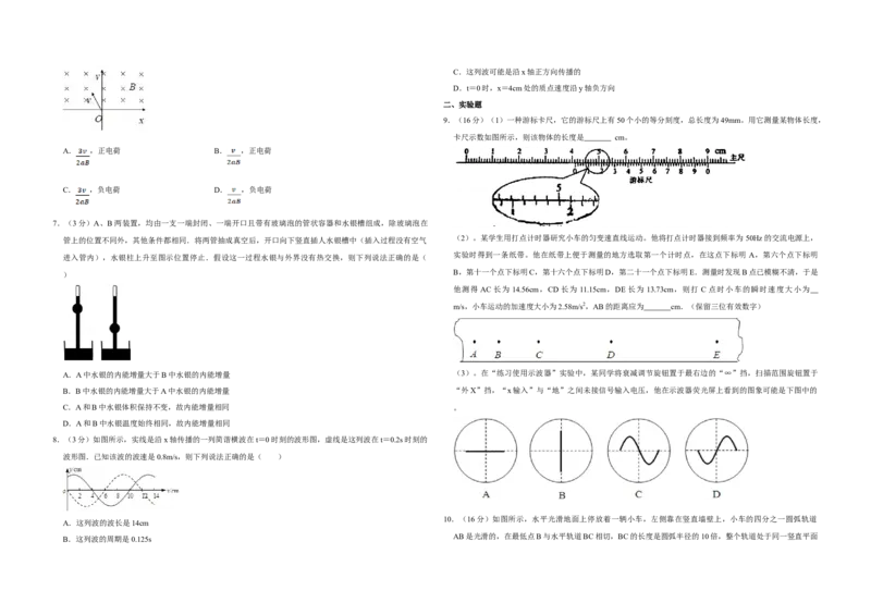 2007年天津市高考物理试卷_全国卷+地方卷_4.物理_1.物理高考真题试卷_2008-2020年_地方卷_天津高考物理07-21_A3word版
