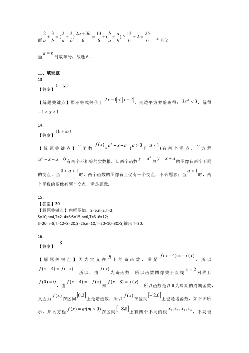 2009年高考真题数学理（山东卷）（解析版）_全国卷+地方卷_2.数学_1.数学高考真题试卷_2008-2020年_地方卷_山东高考数学08-22_A4版