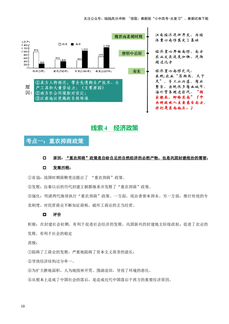 专题02千年财赋：中国古代经济的演进之路（讲练）（原卷版）_02中考总复习（2026版更新中）_06-历史-中考总复习_2025年中考复习资料_2025中考二轮课件ppt+讲义+练习历史_讲义+练习