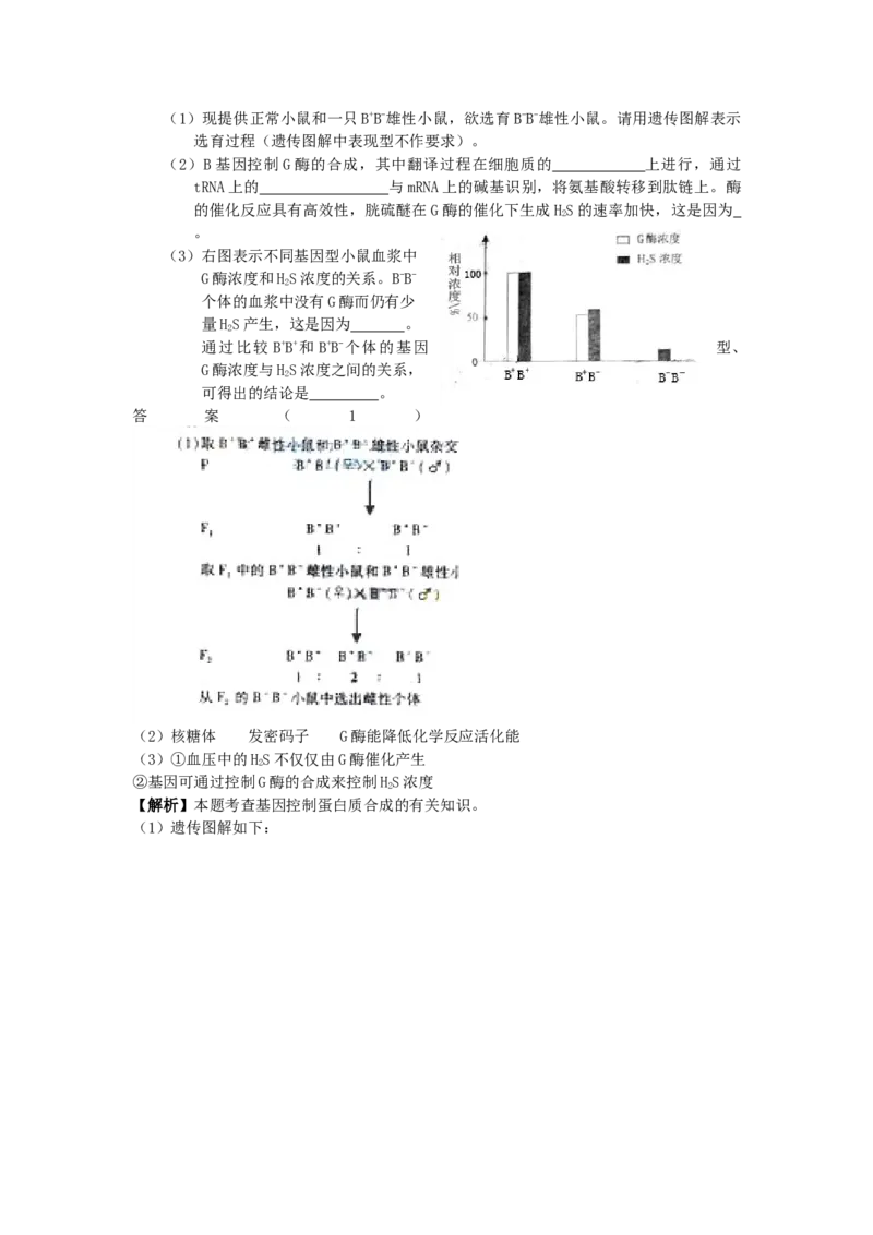 2009年浙江省高考生物（解析版）_全国卷+地方卷_6.生物_1.生物高考真题试卷_2008-2020年_地方卷_浙江高考生物08-21_A4word版