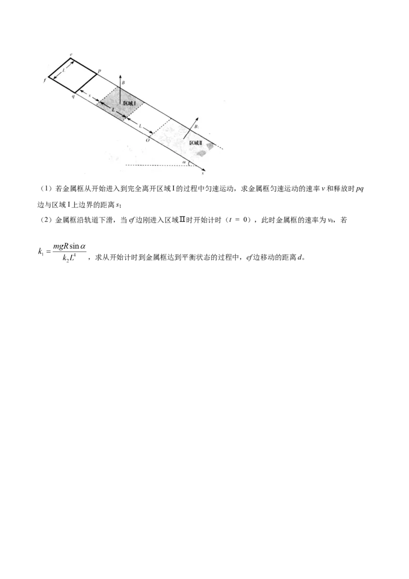 （网络参考版）山东省2025年高考真题物理试卷（含答案）_2025全国各省高考真题+答案_24、山东卷（物理、政治、化学、历史、生物、地理）_参考版本2