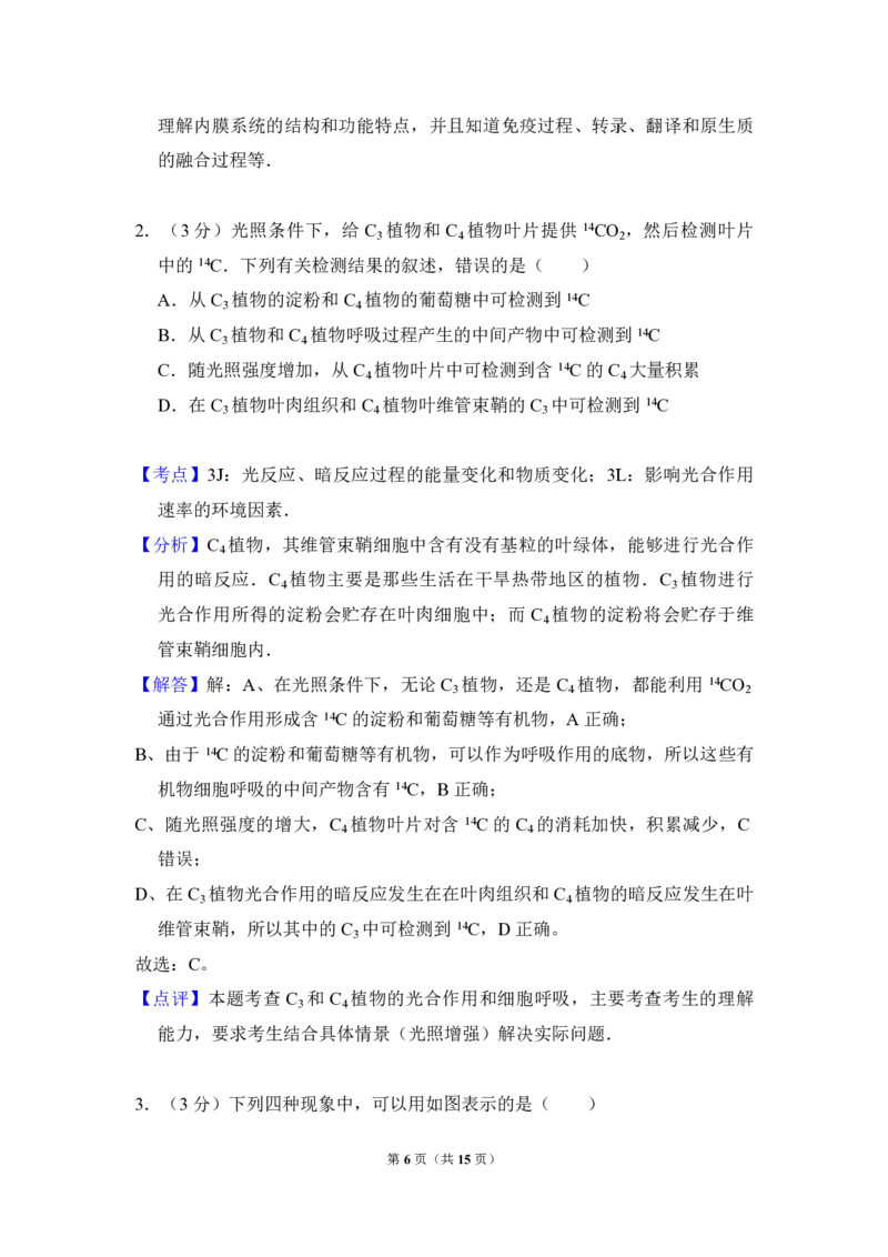 2010年全国统一高考生物试卷（全国卷Ⅰ）（解析版）_全国卷+地方卷_6.生物_1.生物高考真题试卷_2008-2020年_全国卷_全国统一高考生物（新课标ⅰ）08-21_A4word版_PDF版（赠送）