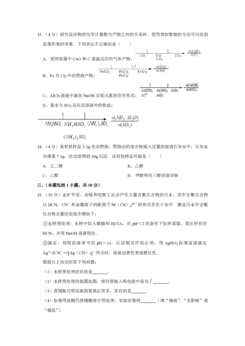 2008年江苏省高考化学试卷_全国卷+地方卷_5.化学_1.化学高考真题试卷_2008-2020年_地方卷_江苏高考化学2008-2020_A4word版_PDF版（赠送）