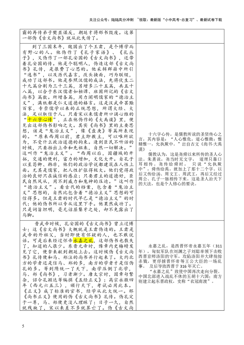 专题03《尚书》第三-2024年中考语文复习之《经典常谈》章节阅读与训练（原卷版）_02中考总复习（2026版更新中）_01-语文-中考总复习_2024年中考资料_专项复习资料