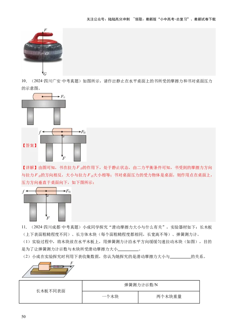 专题03运动和力（讲练）（解析版）_02中考总复习（2026版更新中）_04-物理-中考总复习_2025年中考复习资料_2025中考二轮课件ppt+讲义+练习物理_讲义+练习