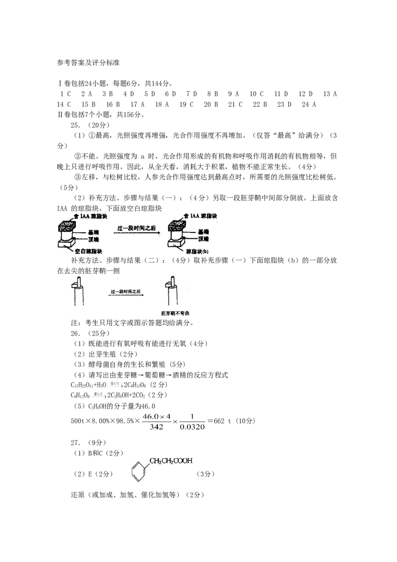 2001年北京高考理综真题及答案_全国卷+地方卷_4.物理_1.物理高考真题试卷_1990-2007年各地高考历年真题_2001-2007年各地理综历年真题_北京