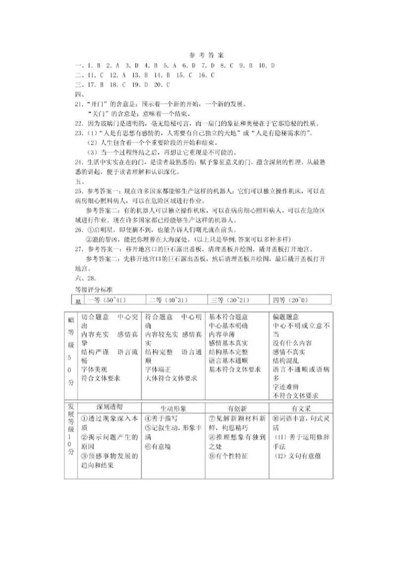 2001年天津高考语文真题及答案（图片版）_全国卷+地方卷_1.语文_1.语文高考真题试卷_1990-2007年各地高考历年真题_天津