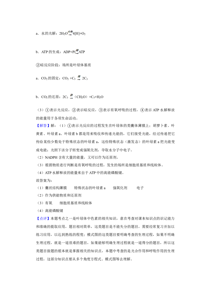 2007年江苏省高考生物试卷解析版_全国卷+地方卷_6.生物_1.生物高考真题试卷_2008-2020年_地方卷_江苏高考生物07-20_A4word版
