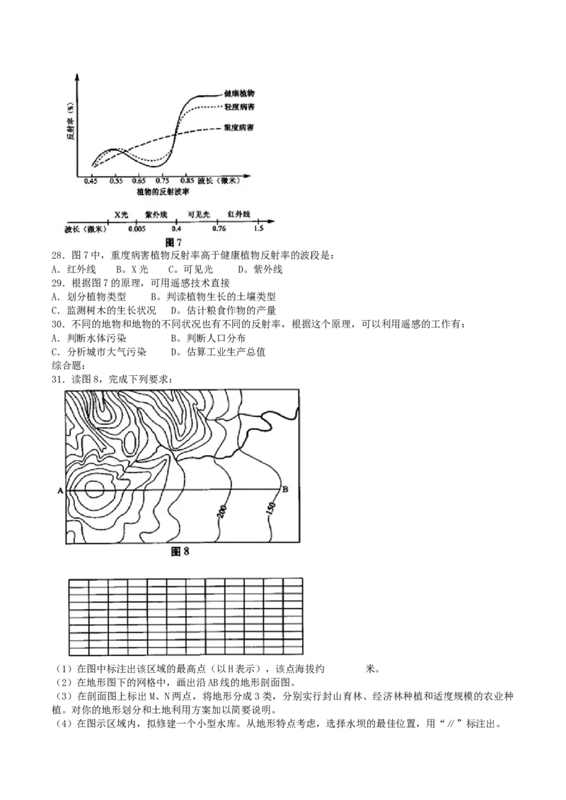 2004年广东高考地理真题及答案_全国卷+地方卷_8.地理_1.地理高考真题试卷_1990-2007年各地高考历年真题_广东