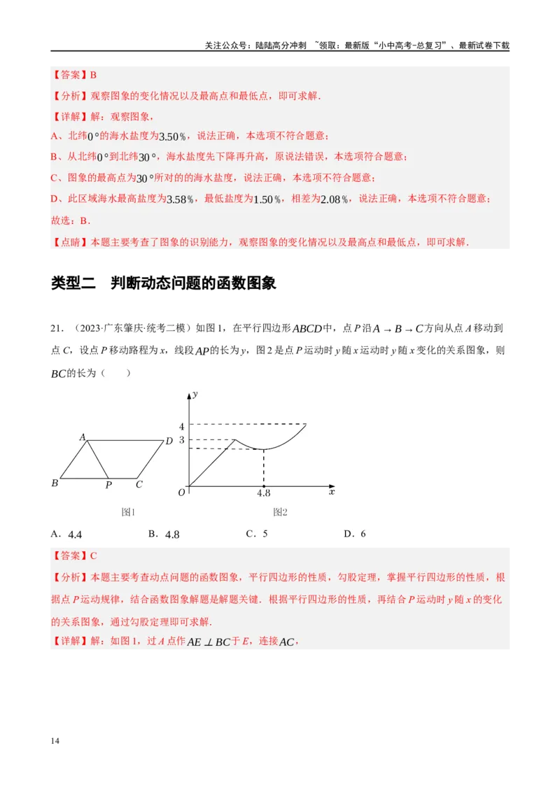 专题02函数及其性质（解析版）_02中考总复习（2026版更新中）_02-数学-中考总复习_2024年中考复习资料_二轮复习资料_完2024年中考数学二轮复习课件+讲义+练习（全国通用）_练习
