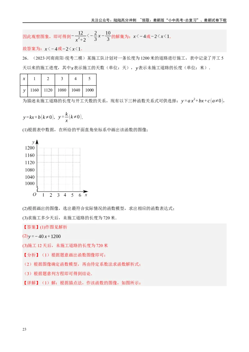 专题02函数及其性质（解析版）_02中考总复习（2026版更新中）_02-数学-中考总复习_2024年中考复习资料_二轮复习资料_完2024年中考数学二轮复习课件+讲义+练习（全国通用）_练习