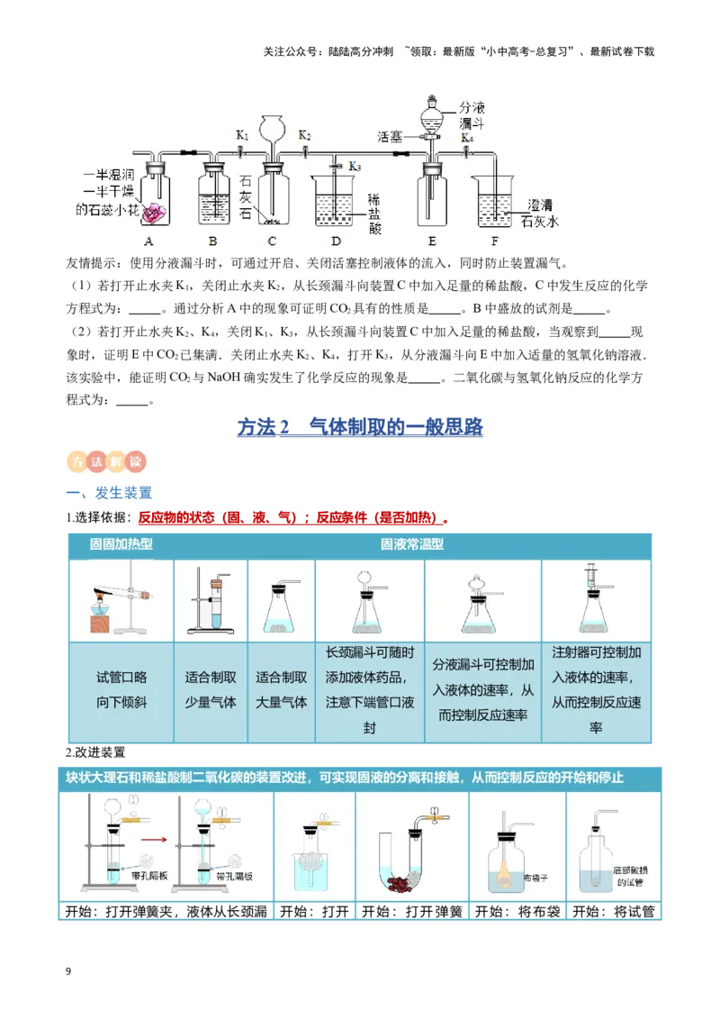 专题03碳和碳的氧化物（原卷版）_02中考总复习（2026版更新中）_05-化学-中考总复习_2024年中考复习资料_一轮复习资料_完口袋书2024年中考化学一轮复习知识清单