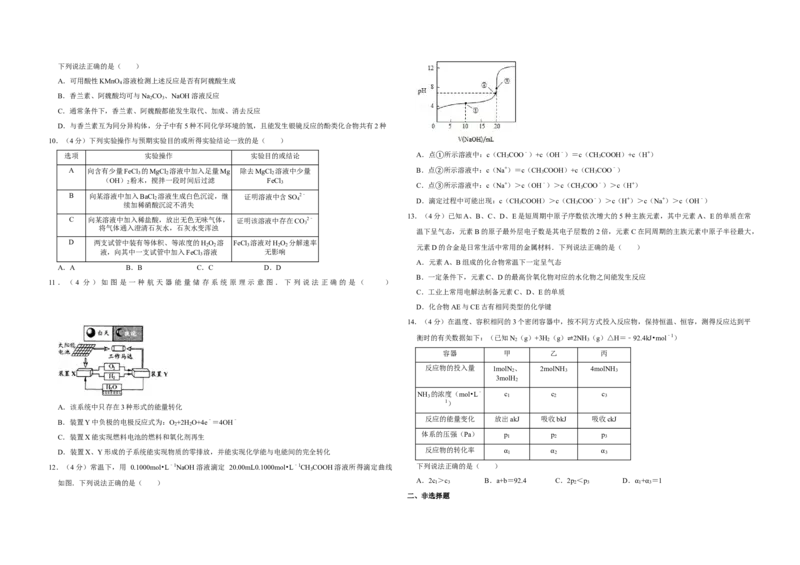 2010年江苏省高考化学试卷_全国卷+地方卷_5.化学_1.化学高考真题试卷_2008-2020年_地方卷_江苏高考化学2008-2020_A3word版
