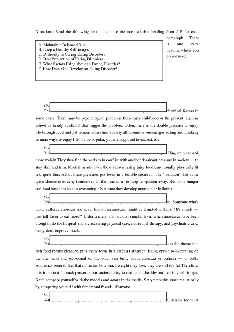 2008年上海高考英语真题试卷（原卷版）_全国卷+地方卷_3.英语_1.英语高考真题试卷_2008-2020年_地方卷_上海高考英语真题04-19