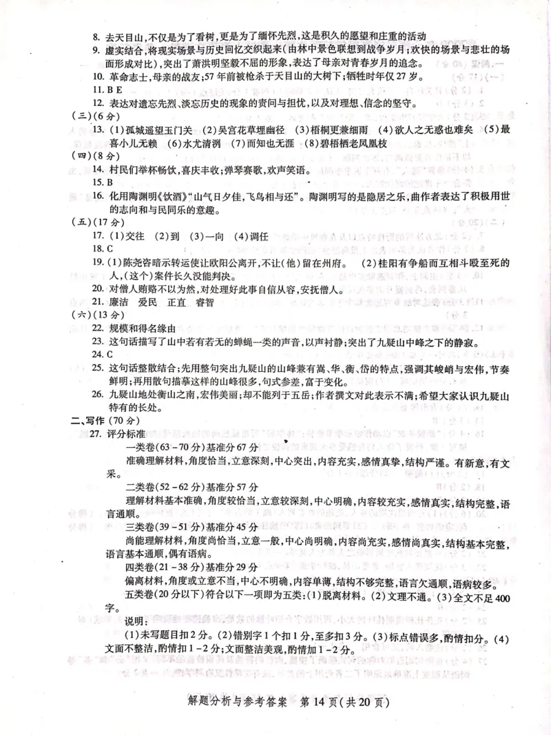 2004-2019上海高考语文答案_全国卷+地方卷_1.语文_1.语文高考真题试卷_2008-2020年_地方卷_上海高考语文真题2000-2020_2020-2004上海高考语文PDF版（赠送）