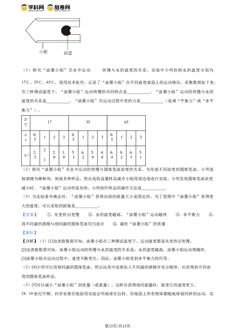 精品解析：2024年江苏省连云港市中考物理试题（解析版）_江苏省中考_01江苏省13市中考历年真题2008-2025新_、中考全套_江苏省中考历年真题_江苏省中考物理2008-2024