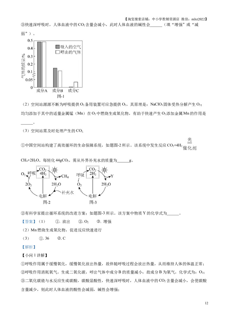 精品解析：2025年江苏省扬州市中考化学真题（解析版）_江苏省中考_01江苏省13市中考历年真题2008-2025新_、中考全套_江苏省中考历年真题_江苏省中考2025合集_江苏省化学2025