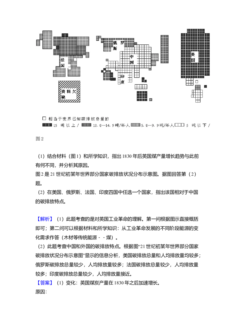 2010年北京市高考历史试卷（解析版）_全国卷+地方卷_7.历史_1.历史高考真题试卷_2008-2020年_地方卷_北京高考历史08-21_A4word版