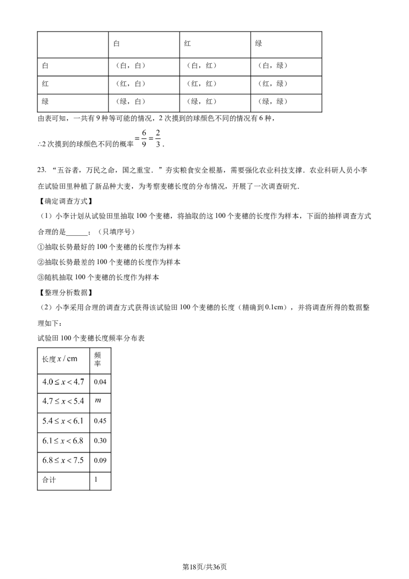 精品解析：2024年江苏省无锡市中考数学真题（解析版）_江苏省中考_01江苏省13市中考历年真题2008-2025新_、中考全套_江苏省中考历年真题_江苏省中考数学2008-2024