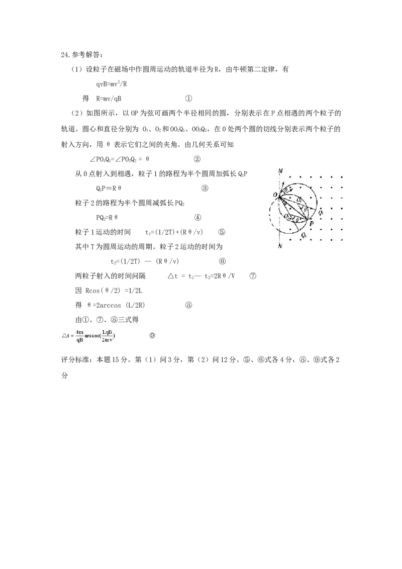 1999年青海高考物理真题及答案_全国卷+地方卷_4.物理_1.物理高考真题试卷_1990-2007年各地高考历年真题_青海
