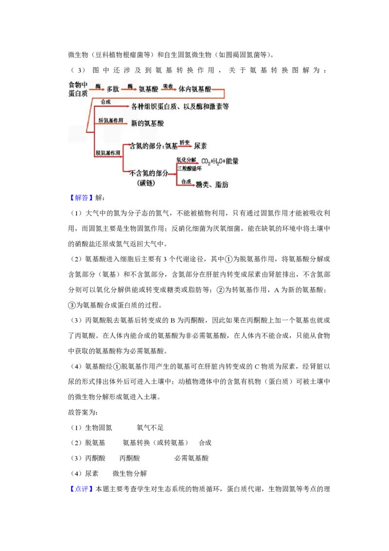 2007年江苏省高考生物试卷解析版_全国卷+地方卷_6.生物_1.生物高考真题试卷_2008-2020年_地方卷_江苏高考生物07-20_A4word版_PDF版（赠送）