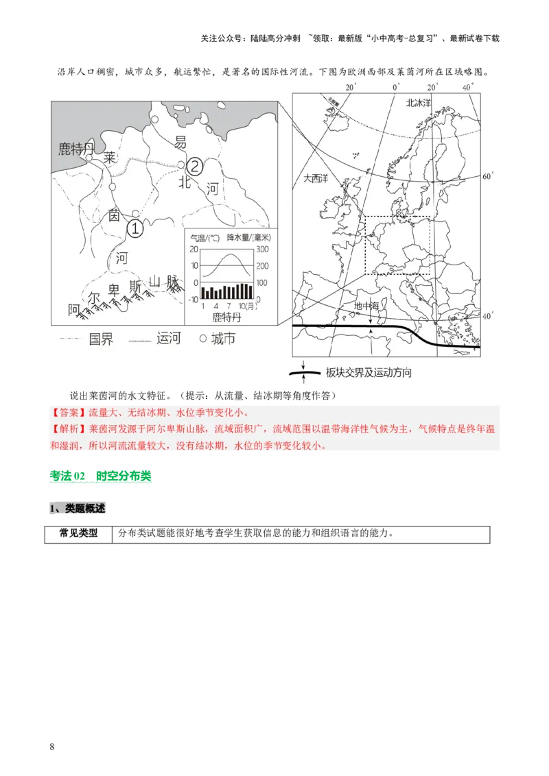 专题02综合题解题技巧（讲练）（解析版）_02中考总复习（2026版更新中）_09-地理-中考总复习_2025中考地理复习资料_2025中考二轮课件ppt+讲义+练习地理_讲义+练习