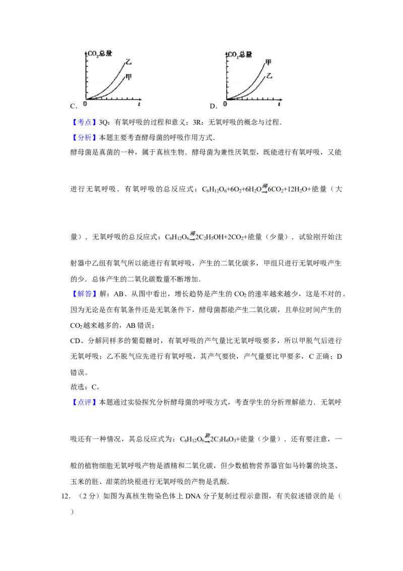 2009年江苏省高考生物试卷解析版_全国卷+地方卷_6.生物_1.生物高考真题试卷_2008-2020年_地方卷_江苏高考生物07-20_A4word版