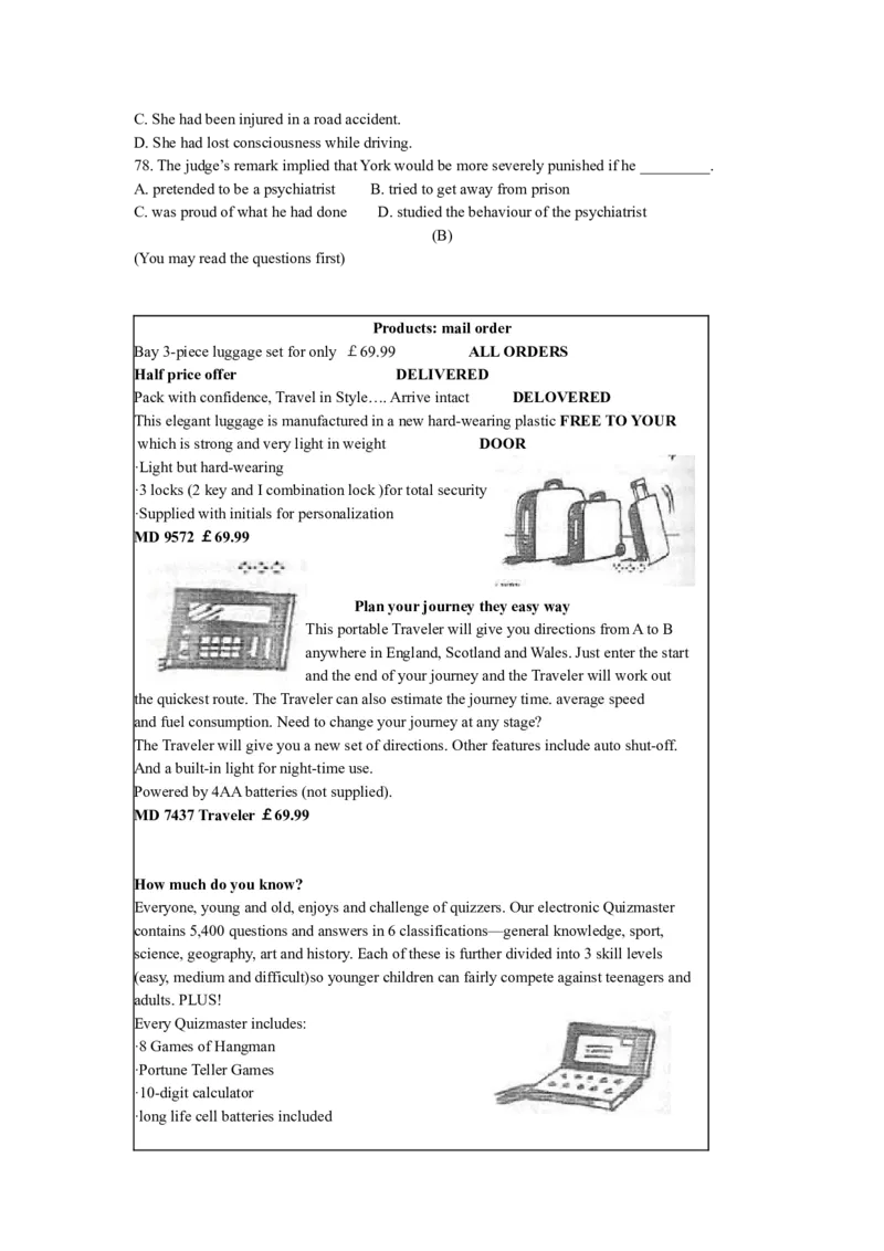 2004年上海高考英语真题试卷（答案版，听力原文）_全国卷+地方卷_3.英语_1.英语高考真题试卷_2008-2020年_地方卷_上海高考英语真题04-19