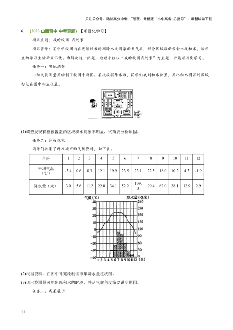 专题03图表绘制类（答题模板）（解析版）_02中考总复习（2026版更新中）_09-地理-中考总复习_2025中考地理复习资料_2025年中考地理答题方法模板