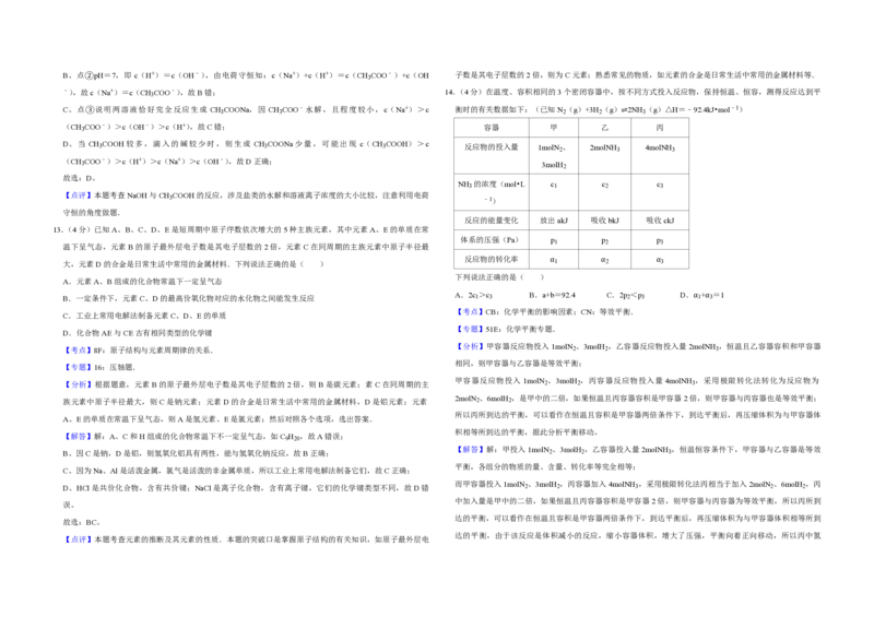 2010年江苏省高考化学试卷解析版_全国卷+地方卷_5.化学_1.化学高考真题试卷_2008-2020年_地方卷_江苏高考化学2008-2020_A3word版_PDF版（赠送）