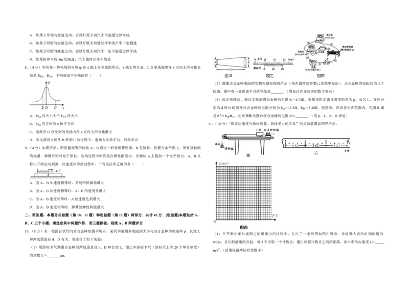 2009年江苏省高考物理试卷_全国卷+地方卷_4.物理_1.物理高考真题试卷_2008-2020年_地方卷_江苏高考物理07-20_A3word版_PDF版（赠送
